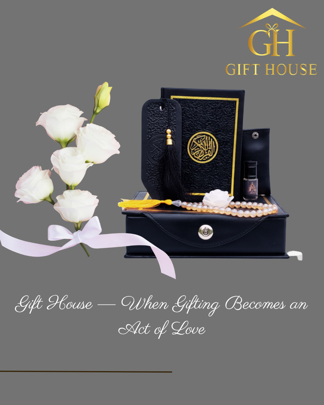 Barakah Gift Box – Premium Islamic Gift Set - Black Color | Gift House