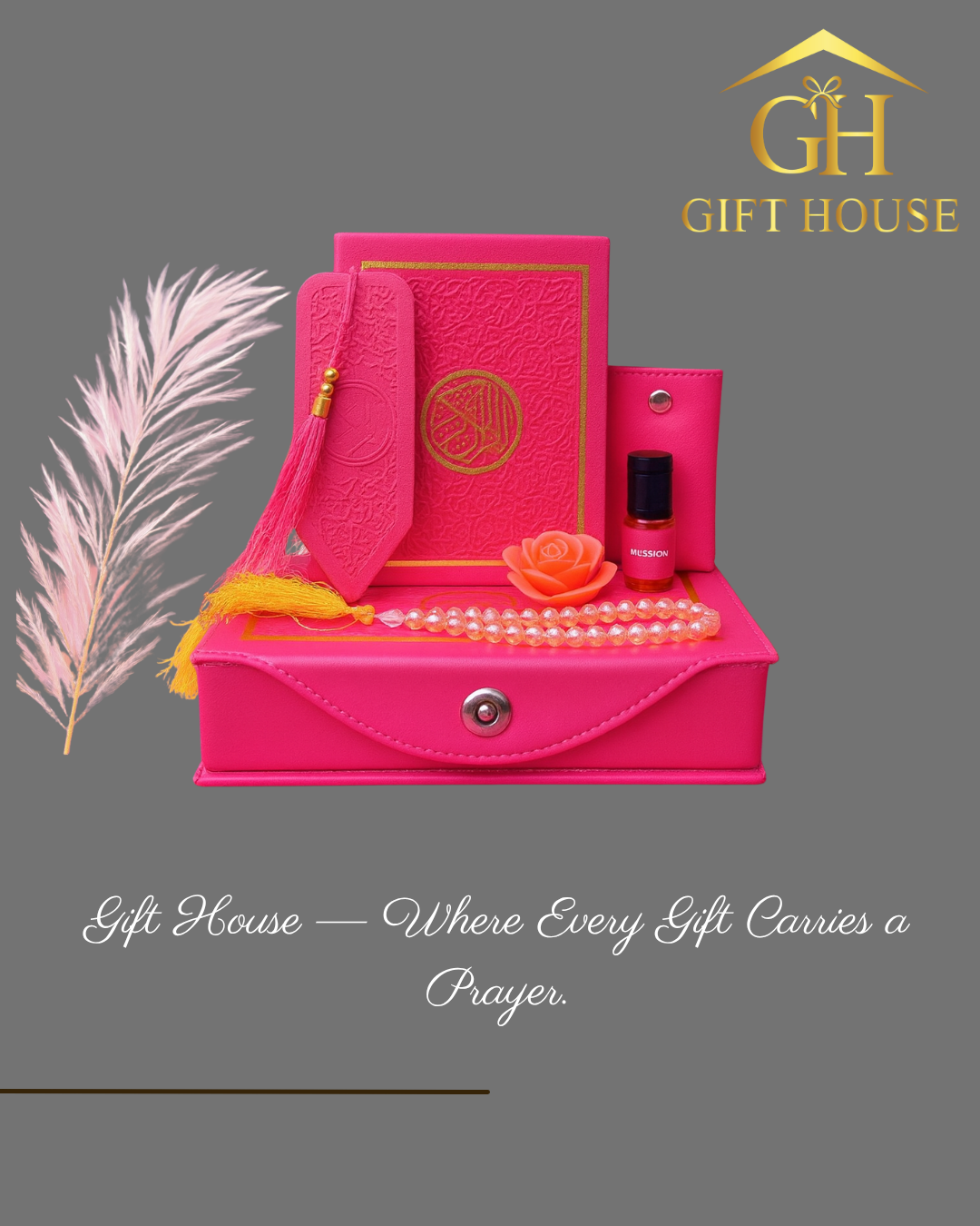 Barakah Gift Box – Premium Islamic Gift Set - Deep Pink | Gift House