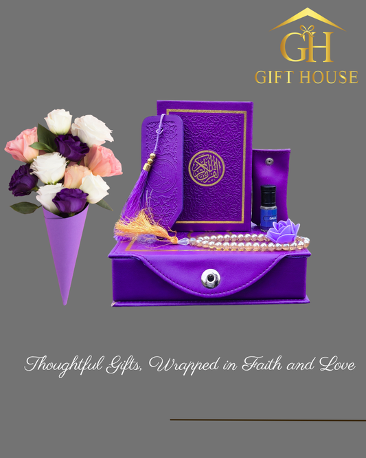 Barakah Gift Box – Premium Islamic Gift Set - Purple | Gift House