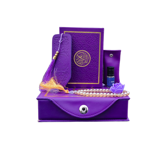 Barakah Gift Box – Premium Islamic Gift Set - Purple | Gift House